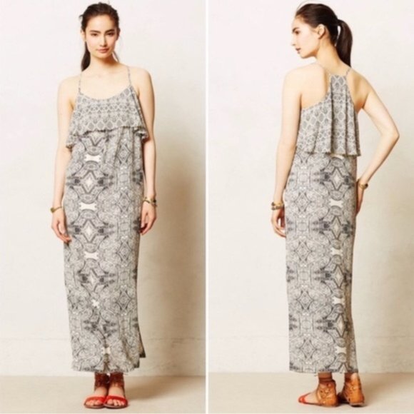 Vanessa Virginia Dresses & Skirts - Vanessa Virginia Talitha Tiered Maxi Dress Sz 10